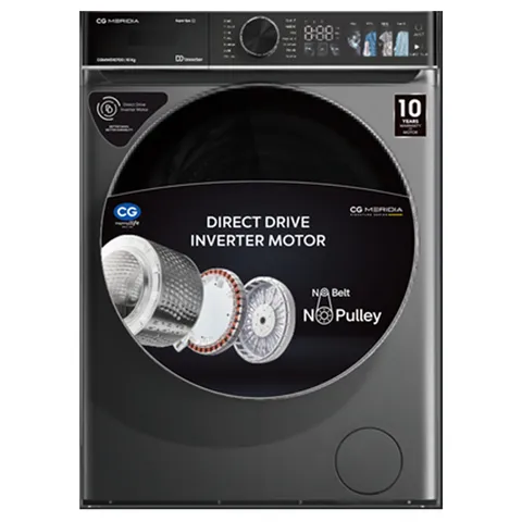 CG 10Kg Washer & 7Kg Dryer (CGMWD107DD) model CGMWD107DD front view - GharOne Nepal